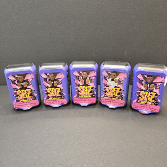 NEW~LOT of 5 ScreenBreakZ Collectible Khaby Figures~2 Go~Classic~Golden OO~Tac - Picture 2 of 11